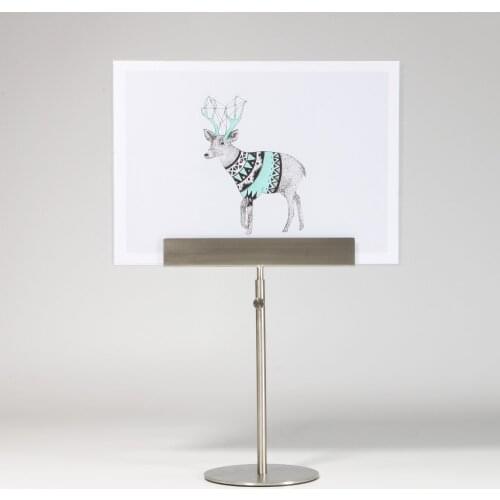 Desk sign Table Poster Stand Metal Banner display rack Billboard Display Stand Poster photo frame Sign Holder A4 Poster Rack