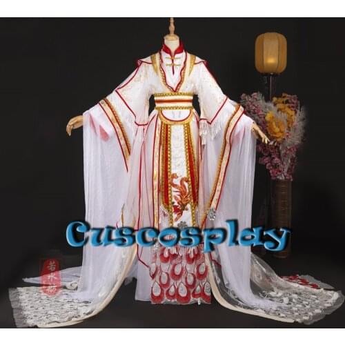New Anime Tian Guan Ci Fu Yue Shen Xie Lian Cosplay Costme Chinese Ancient Costumes Outfit Hanfu Full Set for Adult Fancy Dress