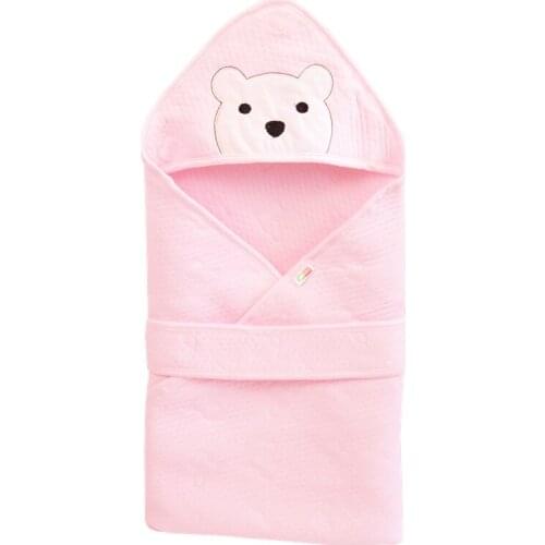 New Baby Blanket Infant Bebe Cotton Breathable Envelop Swaddle For Newborn Baby Hooded Sleepsack Parisarc Blankets