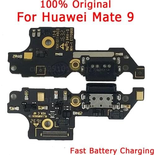 Original Charging Port For Huawei Mate 9 Mate9 Charge Board USB Plug PCB Dock Connector Flex Cable Replacement Spare Parts