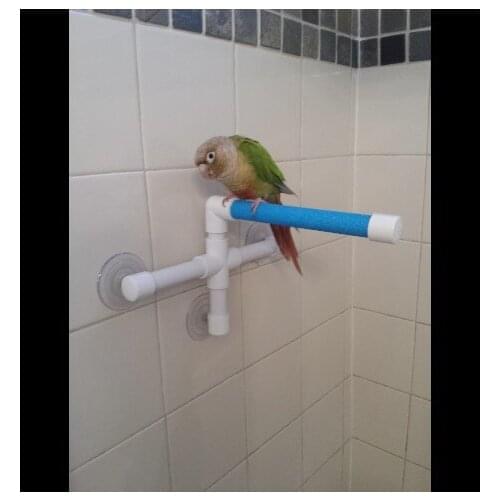 Parrot stand bar Bird stand parrot toys Parrot shower stand Bath supplies