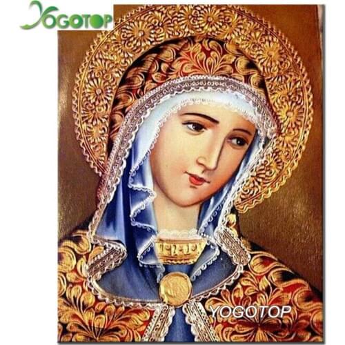 Full Diamond 5D DIY Diamond Painting virgin Mary,diamond Embroidery Cross Stitch Rhinestone Mosaic Painting religious YY2463