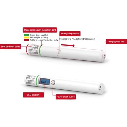 Combustible Gas Detector Safe Alarm Sensor Portable Natural Gas Leak Detector Propane Butane Methane Tester with LCD Display