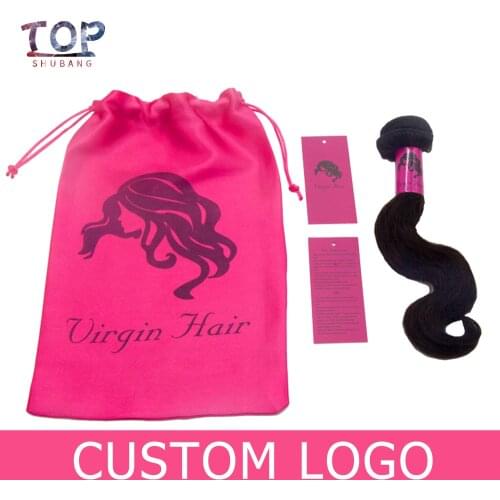 Drop shipping ! Stock 110PCS Hair Extension/Hair Bundles Packaging Sets Bag Hair Packaging Satin Bag Sets