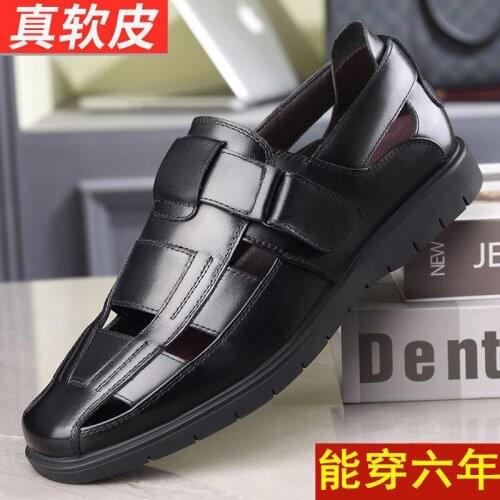 Sandals New Summer Leather Sandals Mens Fashion Shoes Mens Mens Shoes Original Chaussure Homme Zapatos De Hombre