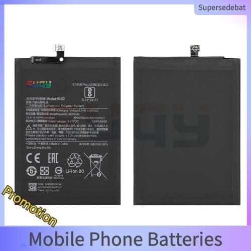 SUPERSEDEBAT Xiaomi Redmi Note 9S Batteries