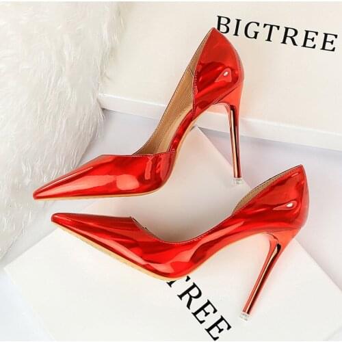 Shoes Women Heels Red High Heels Womens 2021 Summer New Girl Red Chaussure Femme Zapatos Mujer