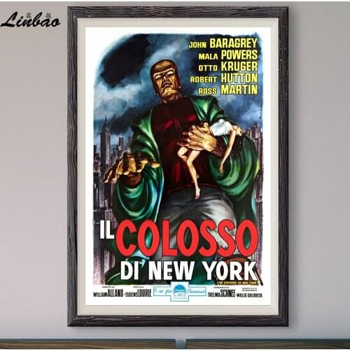 V226 1958 'Colossus Of New York' Vintage Classic Movie Print Silk Poster Home Deco Wall Art Gift