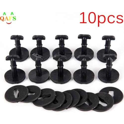 10Pcs OEM Floor Carpet Mat Clips With Washer For BMW E36 E46 E38 E39 X3 X5 M3 M5