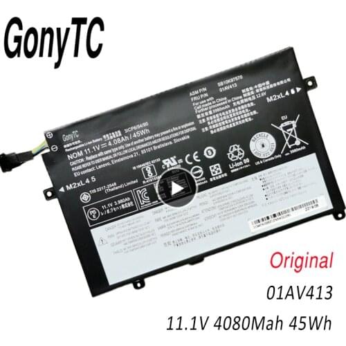01AV413 Genuine New 01AV411 01AV412 Laptop Battery For Lenovo ThinkPad E470 E470C E475 SB10K97568 SB10K97569 SB10K97570