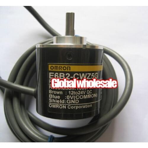 1pcs E6B2-CWZ5G 100P/R encoder for Omron / Stenciling rotary encoder / 3-phase incremental encoder