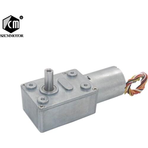12V 24V Brusheless Worm Gear DC Motor Adjustable BLDC Gearmotor with Encoder