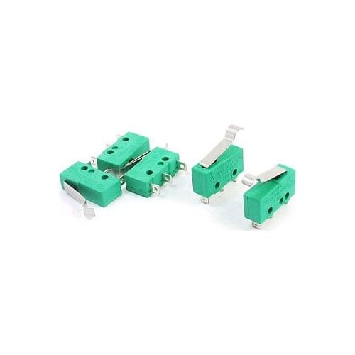 5pcs KW4-3Z-3 SPDT NO NC Momentary Hinge Lever Limit Switch Microswitch