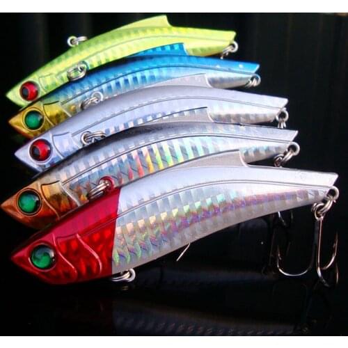 5PCS Fishing Fish Minnow Crankbaits Hook VIB Lure Baits 9cm/35g Free Shipping