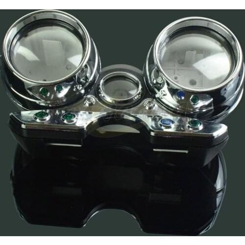 Motorcycle Speed Meter Clock Instrument Case Gauges Odometer Tachometer Housing Box Cover For SUZUKI GK7BA GSF400 Inazuma