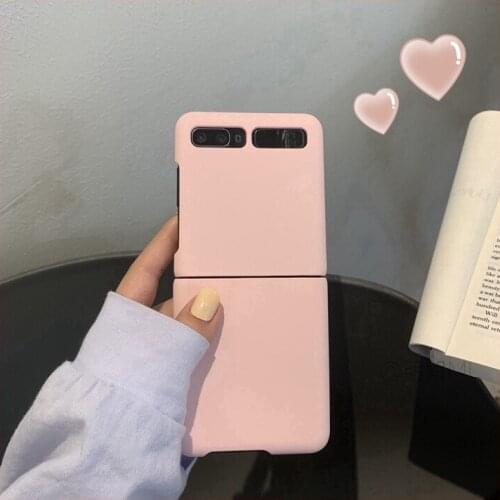 Simple Fashion Ultra-thin Frosted PC Hard Back Case Cover For Samsung Galaxy Z Flip 5g 4G F7070 F7000