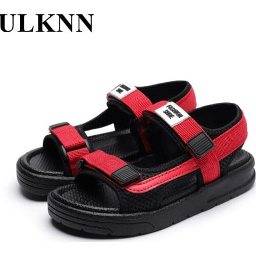 ULKNN Children Sandal Soft Bottom Fashion Solid Color Boys Summer Sandals 2021 New Girls Spring Shoes For Kid Rubber Sole Sandal