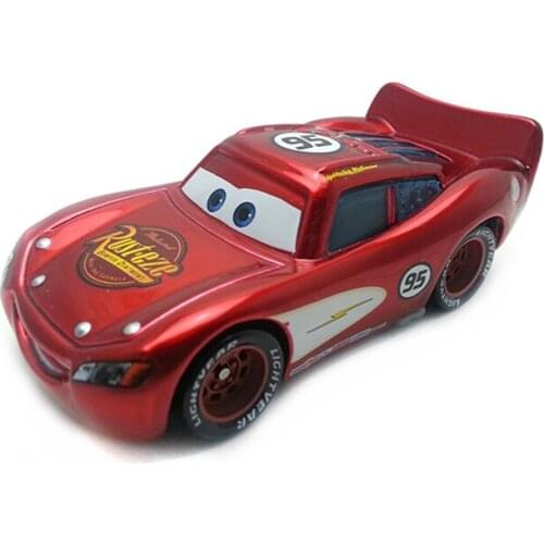 Disney 100% Original Pixar Cars No.95 Speed Lightning Mcqueen Diecast Metal Alloy Toys Car For Children Best Gifts Jackson Storm