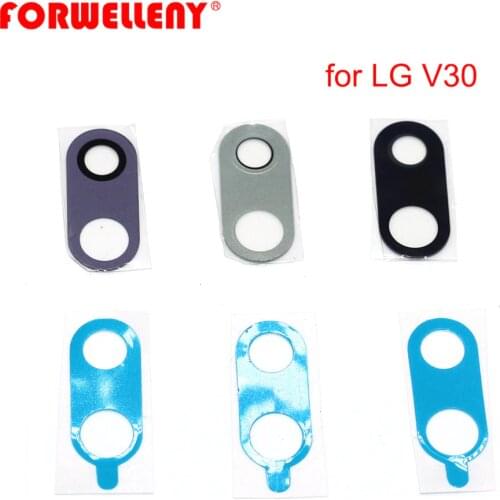 For LG V30 Rear Back Camera Lens Repair Cover Glass Replacement parts H930 H933 H931 H932 VS996