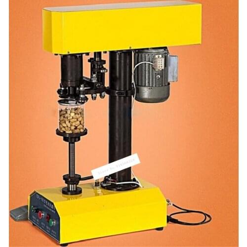 TDFJ160PETNew Electric Can Sealing Machine Desk-top Automatic Drink Aluminum Tin Cans Sealing Machine 220V/110V 370W 39-150MM