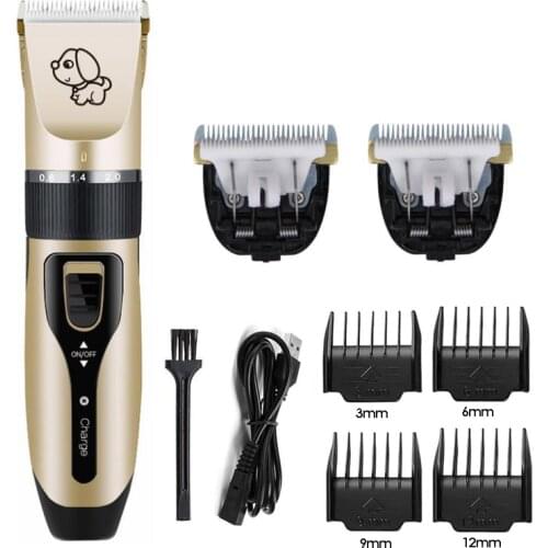 Electric Pet Clippers Professional Grooming Kit Rechargeable Pet Cat Dog Hair Trimmer Shaver Animals Hair Cutting Machine