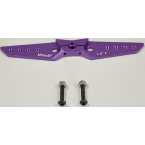 Miracle CNC Aluminum 3.5" Standard Dual Servo Arm For 25 T Futaba Servo