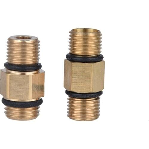 High Pressure Washer Car Wash Water Gun PA Pot Pure Copper Adapter G1/4 Threaded M14 Foam Pot To Wire Nozzle Foam Cannon Foam