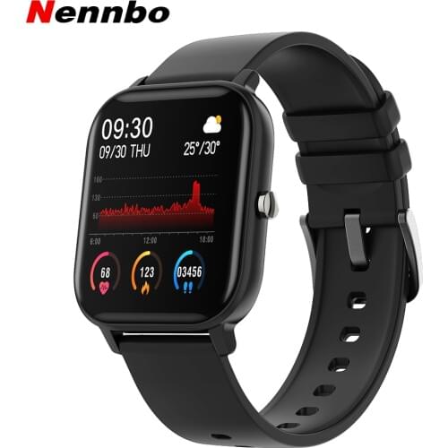 Nennbo P8 1.4 inch Smart Watch Men Full Touch Fitness Tracker Blood Pressure Smart Clock Women GTS Smartwatch For Xiaomi iPhone