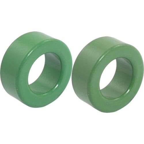 New Hotsale Promotion 2 Pieces Green Iron Toroid Ferrite Core 1.2" x 0.7" x 0.5"