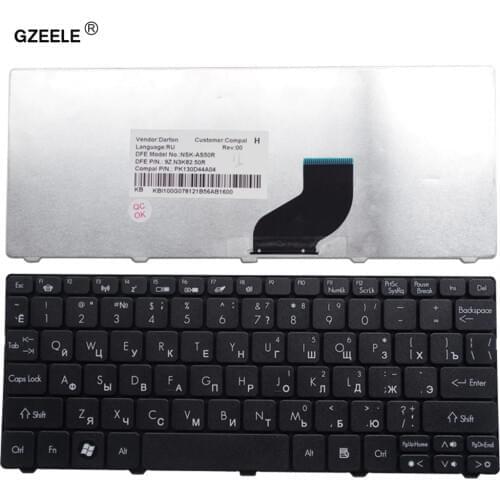 GZEELE RU NEW laptop Keyboard for Acer eMachines 350 355 EM350 EM355 D271 Replacement Keyboards RU
