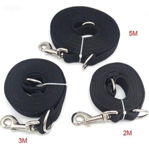 2m/3m/5m Nylon Pet Cat Dog Leash Harness Dog Collar Walking Training Leash Cats Dog Harness Collar Leash Strap Belt Width 2.5cm