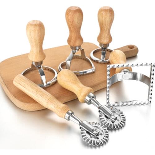 Stainless Steel Dumpling Edge Cake Dessert Mold Cake Biscuit Embossed Baking Tool Pie Pizza Fruit Cutter Baking Accessories