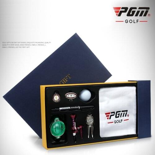 PGM New Products Golf Training Supplies 8 Piece Gift Box Mark/Greens Fork/Scribe/Mother TEE/Towel/Blank Two-Layer Ball Golf Gift