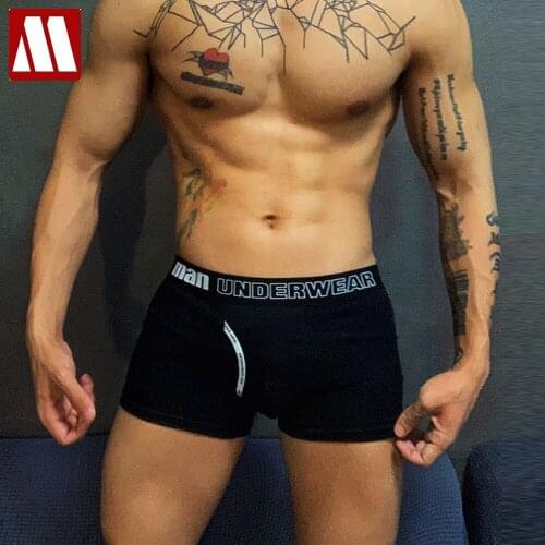 6pcs/Lot Cotton Mens Underpants Soft Boxer Men Breathable Solid Underwear Flexible Boxershorts Cuecas Vetement Homme 365