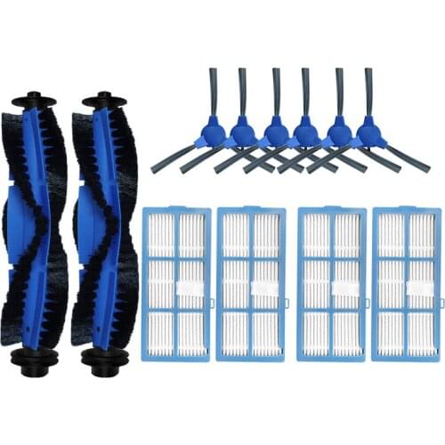 Replacement For Coredy R550 R500+ R600 R650 R750 D400 Robot Vacuum Cleaner Mopping Cloth Side Brush Roll HEPA Filter parts