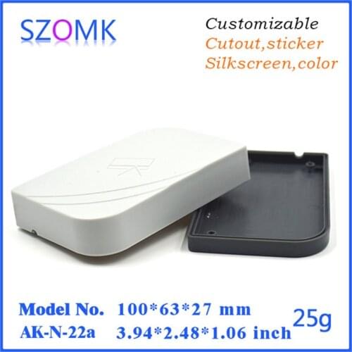 1 piece, szomk electronics plastic instrument enclosure 100*63*27mm plastic project box abs enclosures for electronics