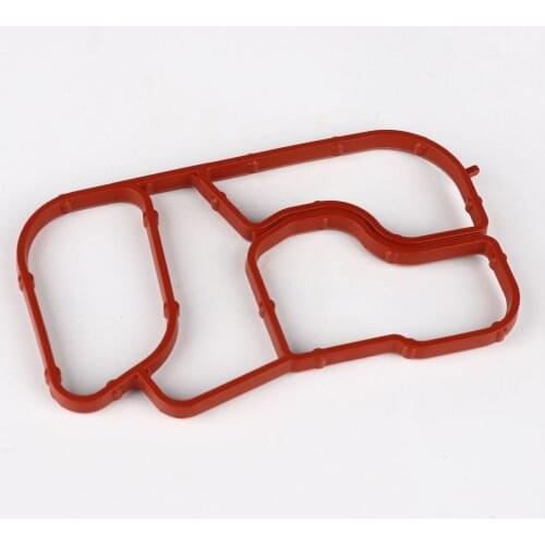 1Pcs Genuine Red Engine Oil Cooler Gasket For VW Passat B7 Jetta MK6 Golf MK6 Passat CC Passat B6 Passat CC NF L06J 117 070 B