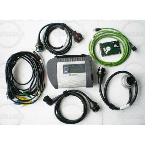 Xentry DAS Car Truck diagnostic tool SD C4 12V 24V SD Connect C4 Compact 4 Star Diagnostic Tool