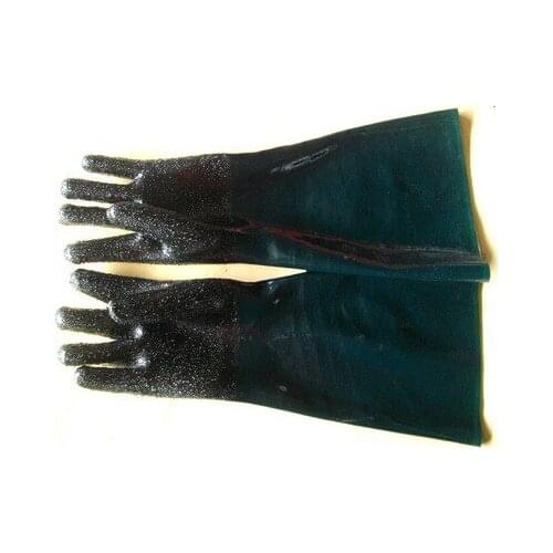 Free shipping rubber protection gloves 48*28cm