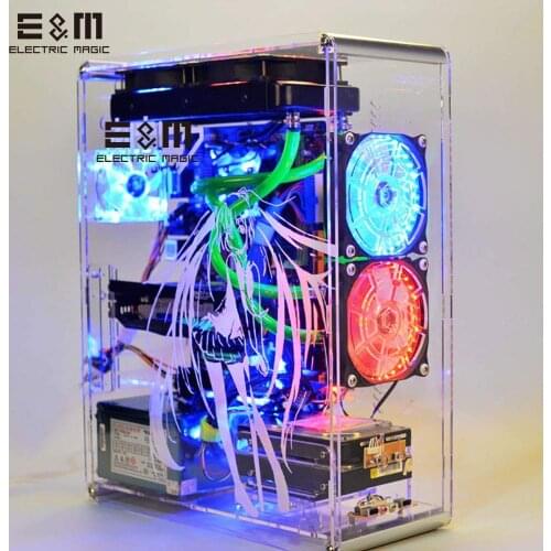 Test Bench Computer Case Transparent Linus for ATX MATX Micro mini ITX EATX Motherboard PC Support Graphics Card Water Cooling