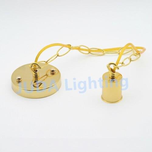 E27 E26 socket lamp base chain with ceramic lamp holder for Restaurant chandelier led pendant light Vintage ceiling rose canopy