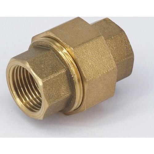 3/8" BSP Female Thread Brass pipe union Connector Coupling Plumbing fittings water Air fuel oil 0-1 Mpa
