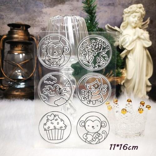 Panalisacraft cute animal Metal Cutting Dies And Stamps cut die scrapbooking Album Paper Card Craft Embossing