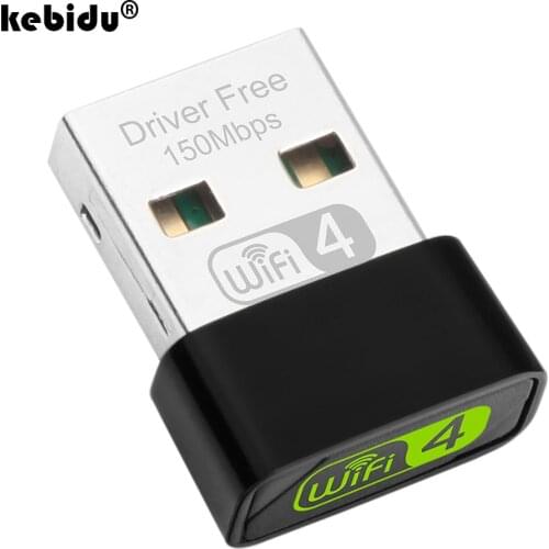 Kebidu Mini USB WiFi Adapter 150Mbps 2.4G 802.11n Wireless USB Ethernet WiFi 4 Network Card Wi-fi Receiver For Desktop Laptop