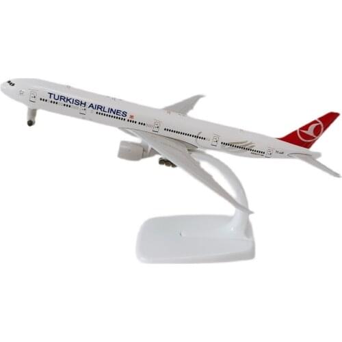 19cm Alloy Metal AIR TURKISH Airlines Boeing 777 B777 B-2001 Airways Airplane Model Plane W Wheels Landing Gears Aircraft