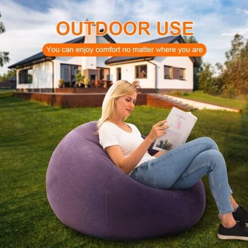 Inflatable Spherical Lazy Sofa Bed Compressible Sofa Bed Lounge Chair Portable Multifunctional Outdoor High Quality Furniture
