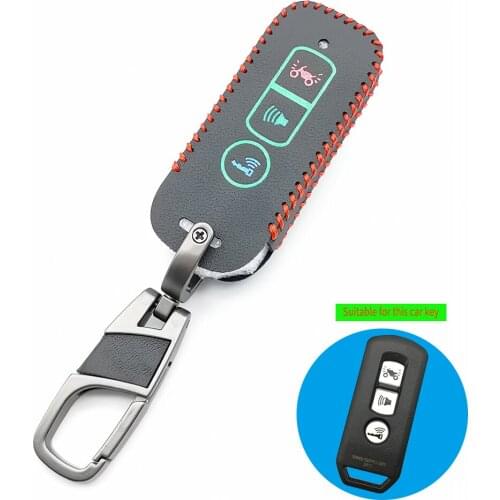New Style Luminous Leather Key Case Cover For Honda X SH 300 150 125 Forza 300 125 PCX150 ADV 2018 Scooters Motor Protect Shell