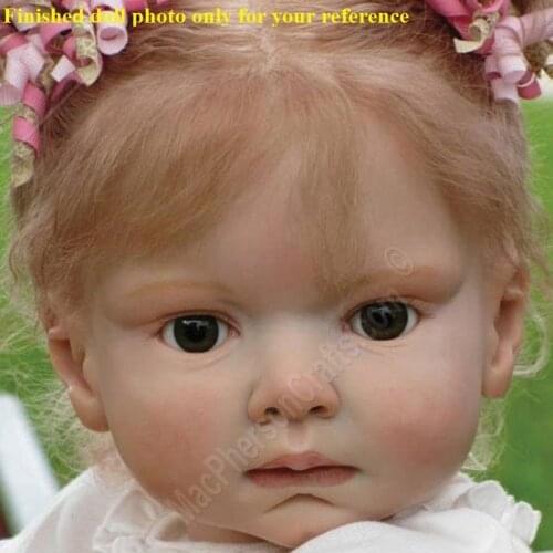 NPK 70cm Reborn baby doll kit toddler girl DIY Toy real baby reborn kit doll parts unfinished doll Mould Hand Tools