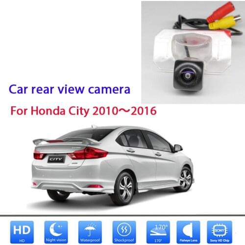 Reverse Camera For Honda City 2010 2011 2012 2013 2014 2015 2016 CCD Night Vision license plate camera rearview