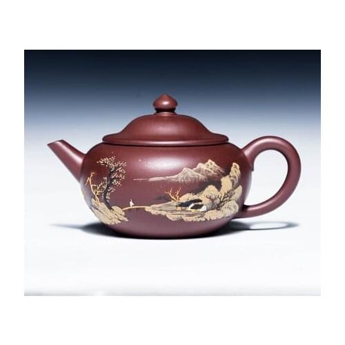 300ml Yixing authentic purple sand tea pot original mine master all handmade teapots kung fu tea kettle purple mud Zisha teapot
